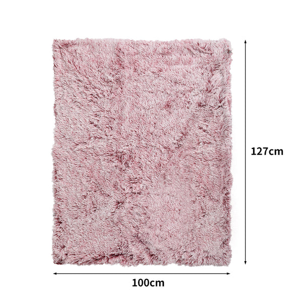 Pawz Dog Blanket Pet Cat Mat Puppy Warm Pink Dog Blankets