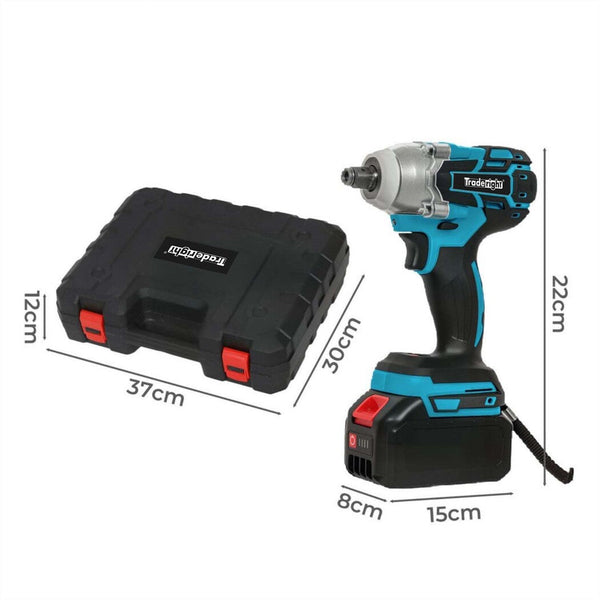 Traderight Impact Wrench 21V Cordless73pcs550nm 2X4.0Ah Impact Wrenches