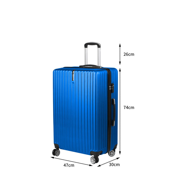 Slimbridge 28" Inch Luggage Suitcase Blue Suitcases