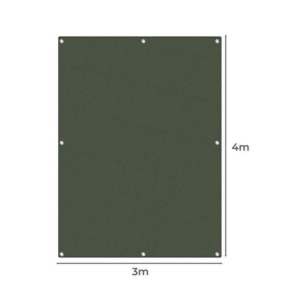 Polyester Canvas Tarp Tarpaulin Sun 4X3 Meter Tarps