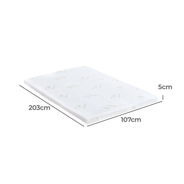 Dreamz 5Cm Thickness Cool Gel Memory King Single Mattresses