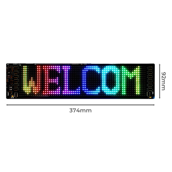 Emitto Programmable Led Sign Led Car Lights