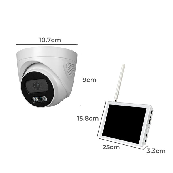 8 Sets Of Wireless Security Camera System Round Security Cameras