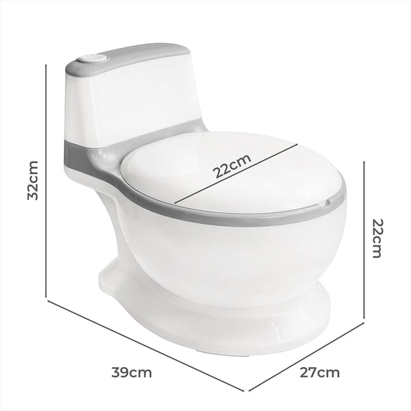 Bopeep Kids Potty Trainer Seat Safety Grey Toilet Training