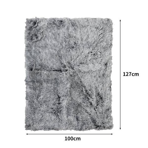 Pawz Dog Blanket Pet Cat Mat Puppy Warm Charcoal Dog Blankets