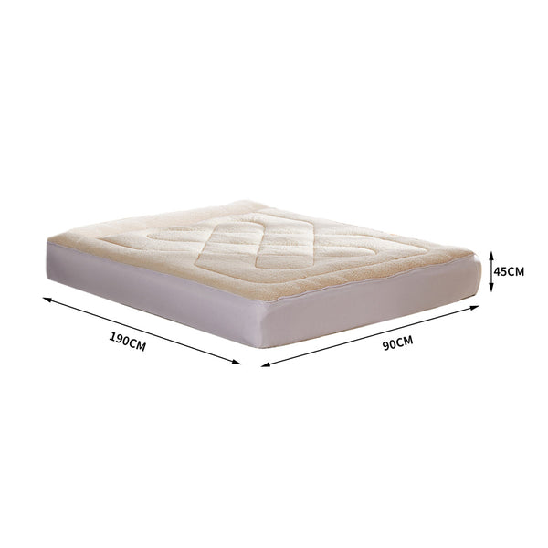 Dreamz Mattress Topper 100% Wool Underlay King Mattress Toppers & Protectors