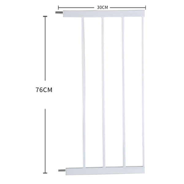 Levede Baby Safety Gate Pet White 30Cm Extension Safety Gates