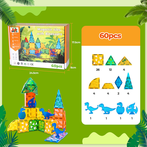 Bopeep Kids Magnetic Tiles Blocks Building Blocks
