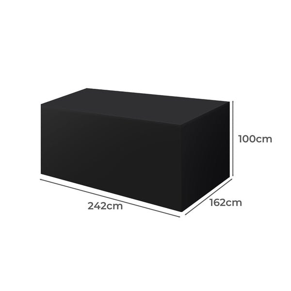 Marlow Outdoor Furniture Protector Cover Garden Black 30Cm Extension Shield Outdoor Furniture Covers