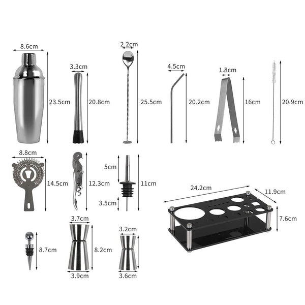 tail Shaker Set Stainless Steel tail Shakers & Sets