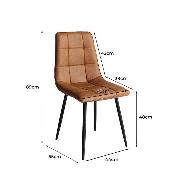 Levede 8X Kitchen Dining Chairs