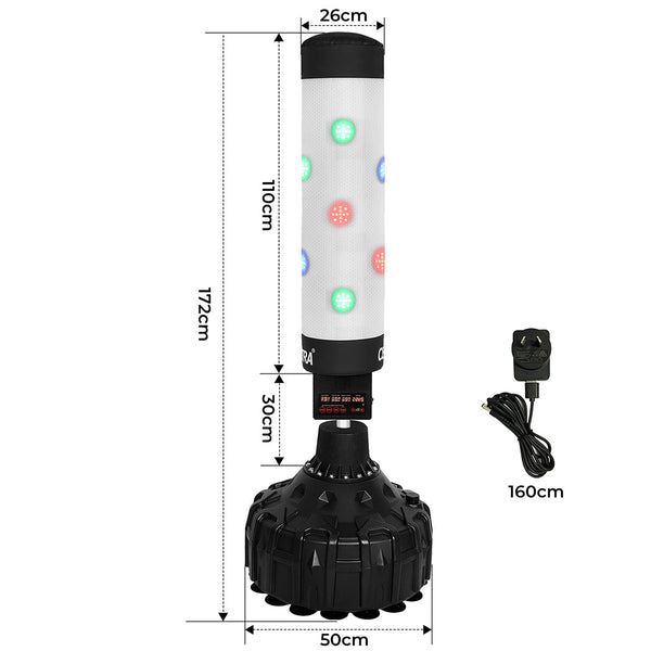 Centra Punching Boxing Bag Stand Electronic Counter Music Led Kick Gym Traning Punching Bags