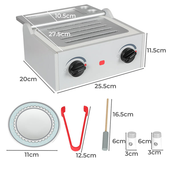 Kids Kitchen Play Set Wooden Toys Children Pretend Kitchens