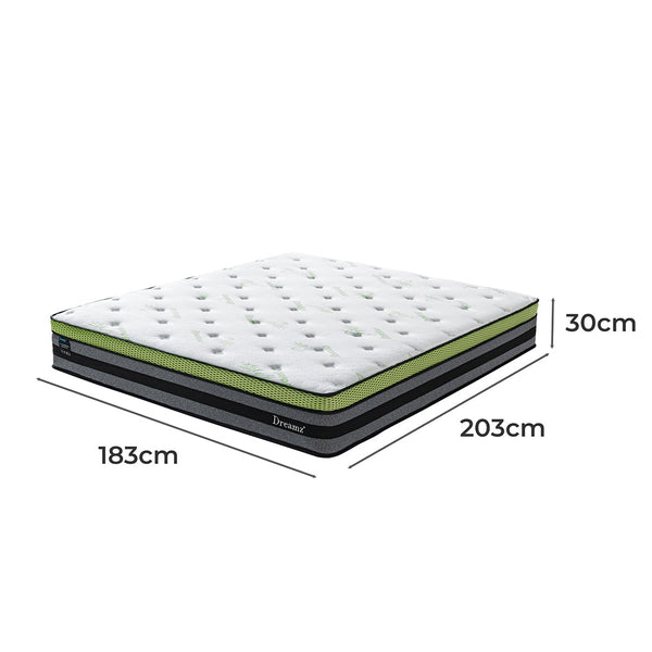 Dreamz King Cooling Mattress Pocket Mattresses