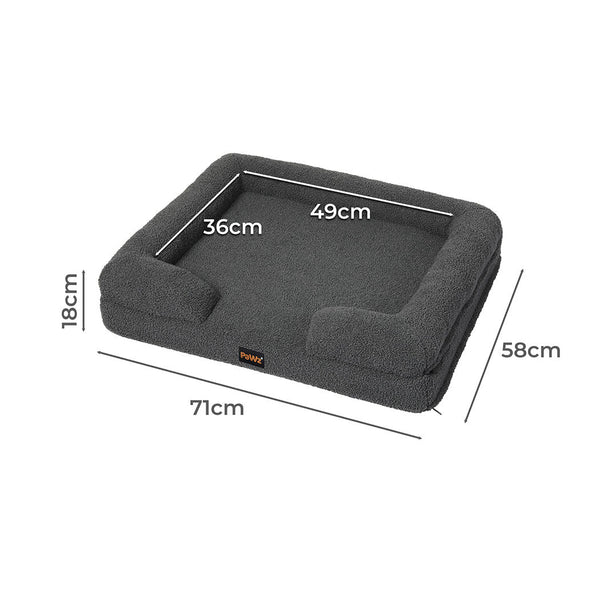 Pawz Memory Foam Pet Sofa Bed Pet Beds