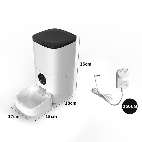 Pawz 6L Auto Feeder Pet Automatic Camera Dog Automatic Feeders