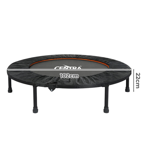 Centra 40 Inch Mini Trampoline Round Exercise Rebounder Fitness Trampolines