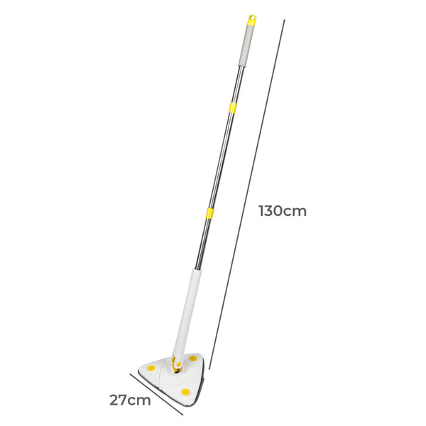 Cleanflo Spin Cleaning Mop 360 Rotatable White Mops Brooms & Scrubbers