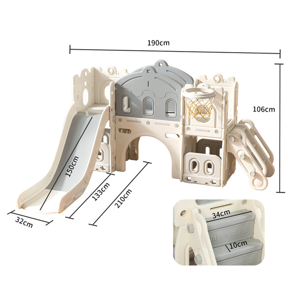 Bopeep 6 In 1 Kids Slide Set Slides