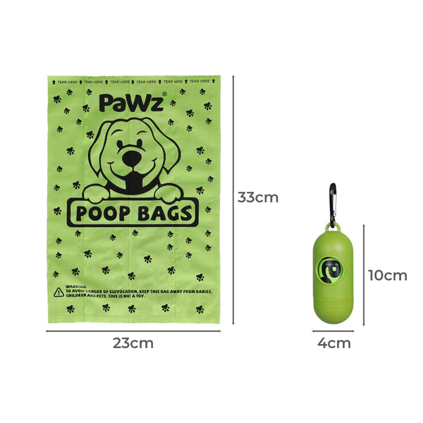 Pawz 100% Compostable Biobased Dog Poop Bags Pooper Scooper & Bags
