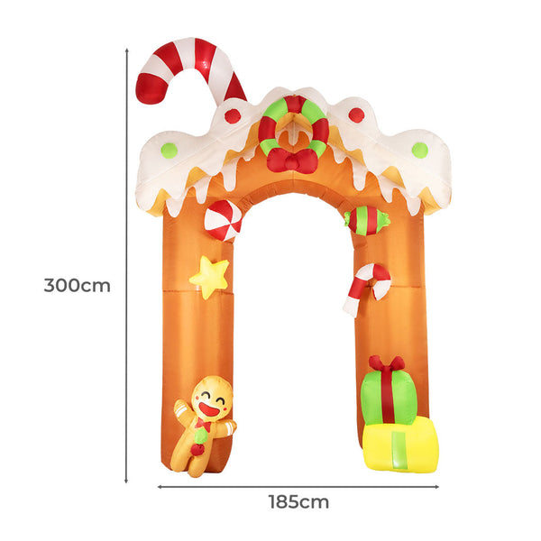 Santaco Christmas Inflatable Lighted Seasonal Decorations