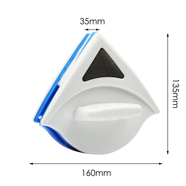 Magnetic Double Side Glass Wiper Blue Squeegees & Window Cleaning
