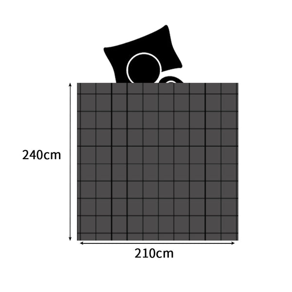 Dreamz Cozy Blue King Doona Comforter Blanket Soft Warm Bedding For Relaxation King Doonas