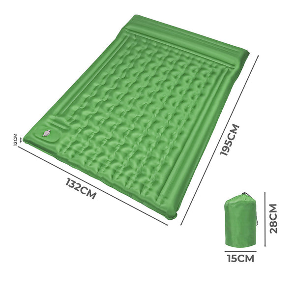 Mountview Self Inflating Mattress Camping Double Inflatable Mattresses & Airbeds