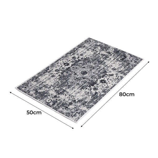 Marlow Soft Shaggy Floor Mat Rug Large Non Slip Plush 50X80cm Indoor Carpet For Home Rugs