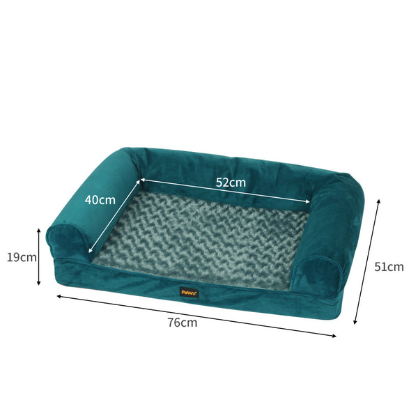 Pawz Pet Bed Sofa Dog Beds Bedding Soft M Blue Medium Pet Beds
