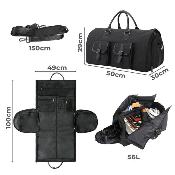 Slimbridge Carry On Garment Bag 2 In 1 Suit Garment Bags