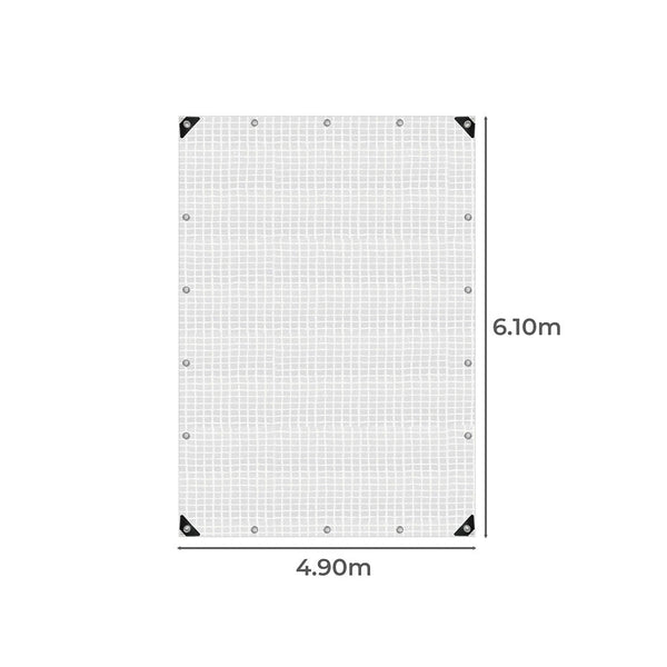 Manan Tarp Tarpaulin 200Gsm Camping 4.9Mx6.1M Tarps