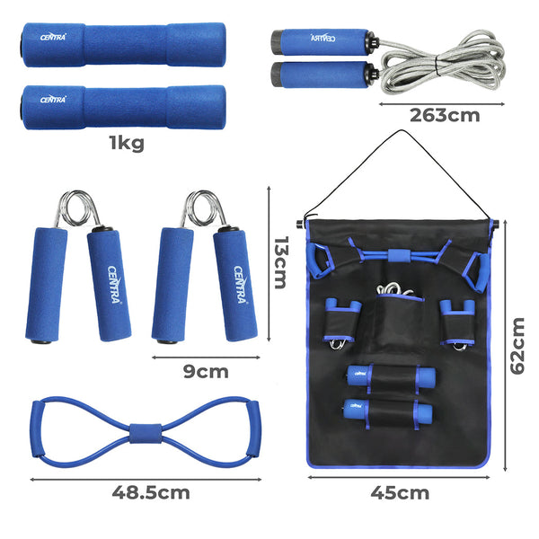 Centra 7 In 1 Resistance Bands Set Resistance Trainers