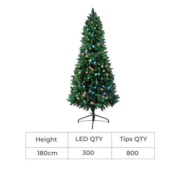 Santaco Prelit Slim Pencil Christmas Tree 1.8M Seasonal Decorations
