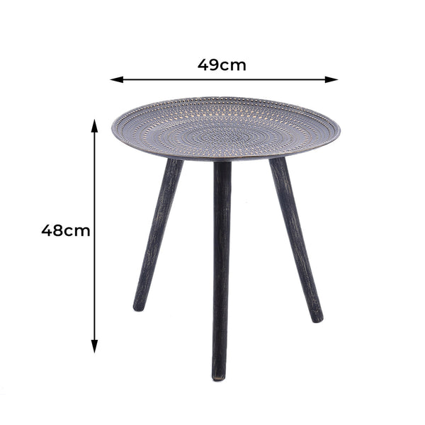 Levede Side Table Coffee Bedside End Bronze Side Tables