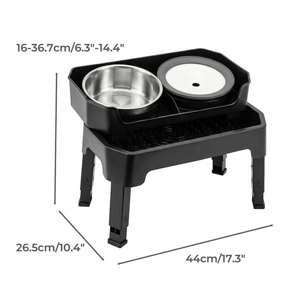 Pawz Raised Set With Slow Feeder & Lick Mat Dog Bowls