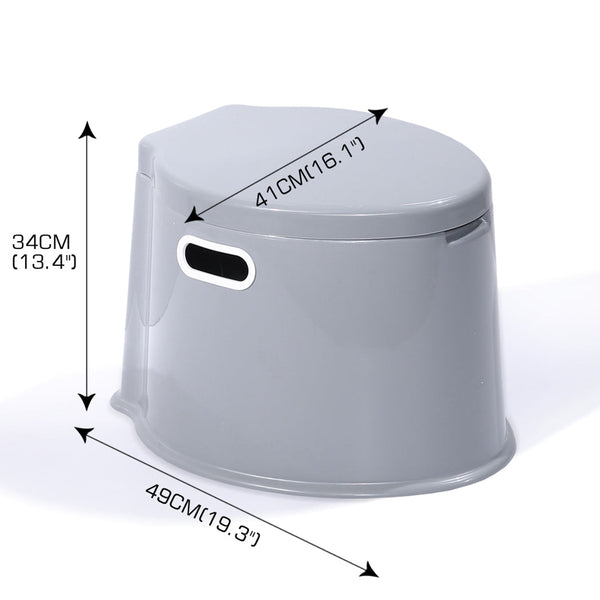 6L Camping Toilet Outdoor Potty For Travel Hiking Rv And Beach Use Portable Toilets & Accessories