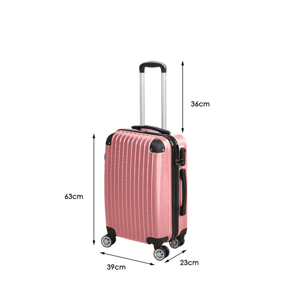 Slimbridge 24" Luggage Suitcase Code Rose Gold Suitcases