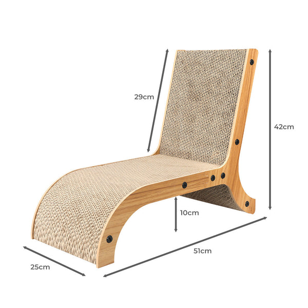 Pawz Cat Scratch Pad Cardboard Kitten Furniture & Scratchers