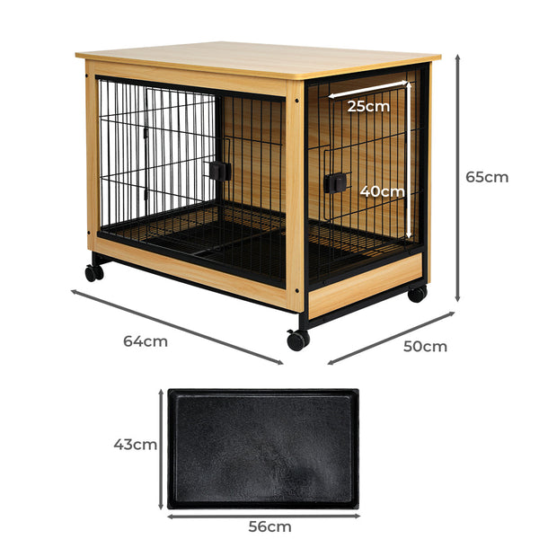 Pawz Wire Dog Kennel Side End M Medium Dog Kennels