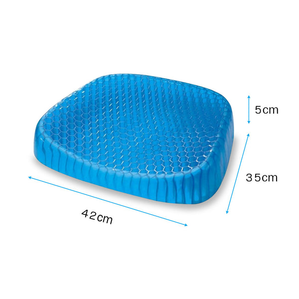 Gel Honeycomb Seat Cushion With Flex Support & Washable Cover Seat & Posture Cushions