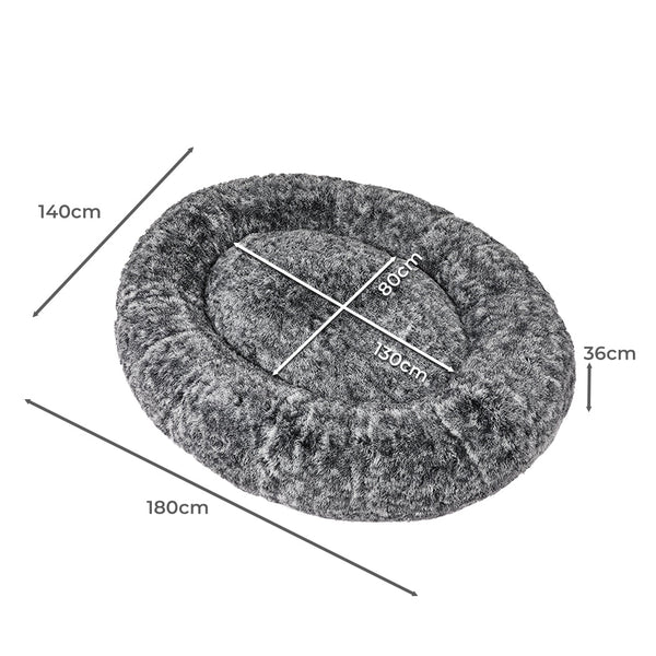 Pawz Replacement Pet Bed Cover Zipper Charcoal Pet Beds