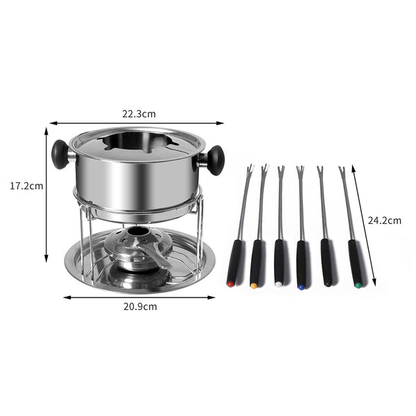 Toque Classic Cookware Set 12 Pieces Stainless Steel Design Elegant Durable Heat Saucepans & Stockpots