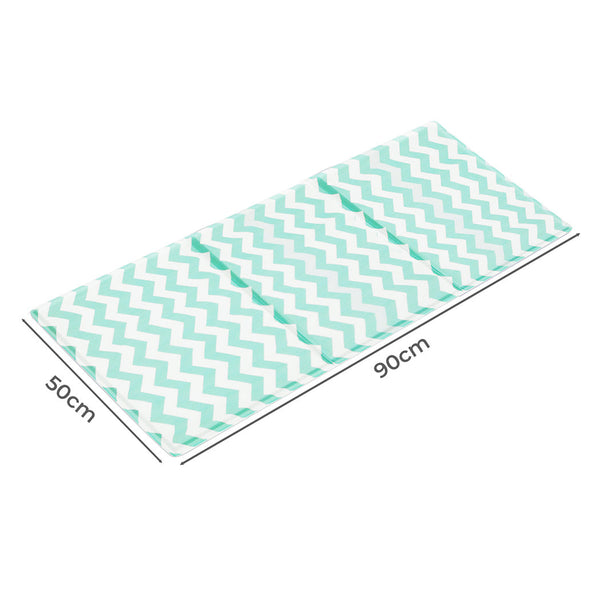 Pawz Pet Cooling Mat L Green Pet Beds