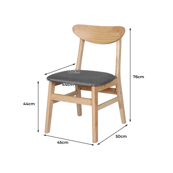 Levede 4X Kitchen Clear 4Pack Dining Chairs