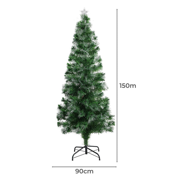 Santaco Christmas Tree Fibre Optic 1.5M Seasonal Decorations