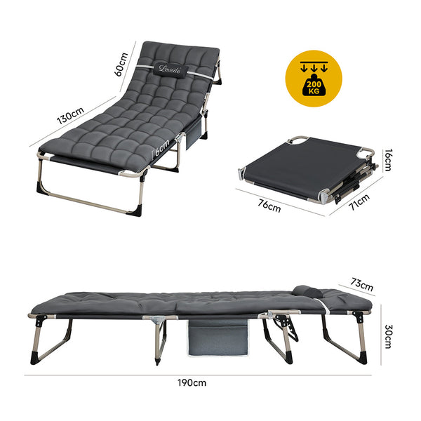 Levede Folding Camping Bed Cots Sleeping Mats