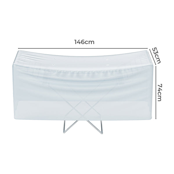 Levede Heated Airer And Cover Foldable Rack Dryer Clothes Airers