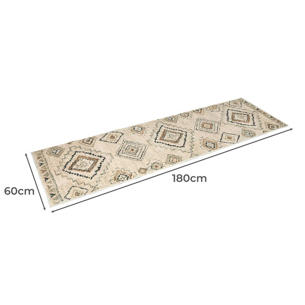 Marlow Floor Rug Hallway Runner Washable 180X60cm Rugs