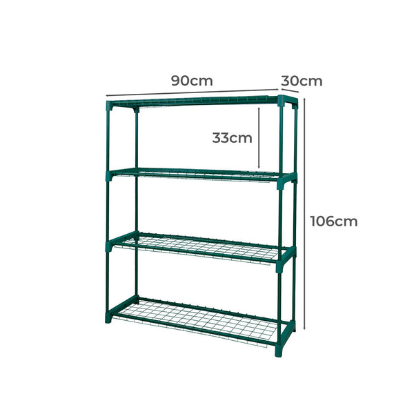 Levede 2X 4 Tier Plant Stand Shelves Vertical Storage Display Rack Plant Stands